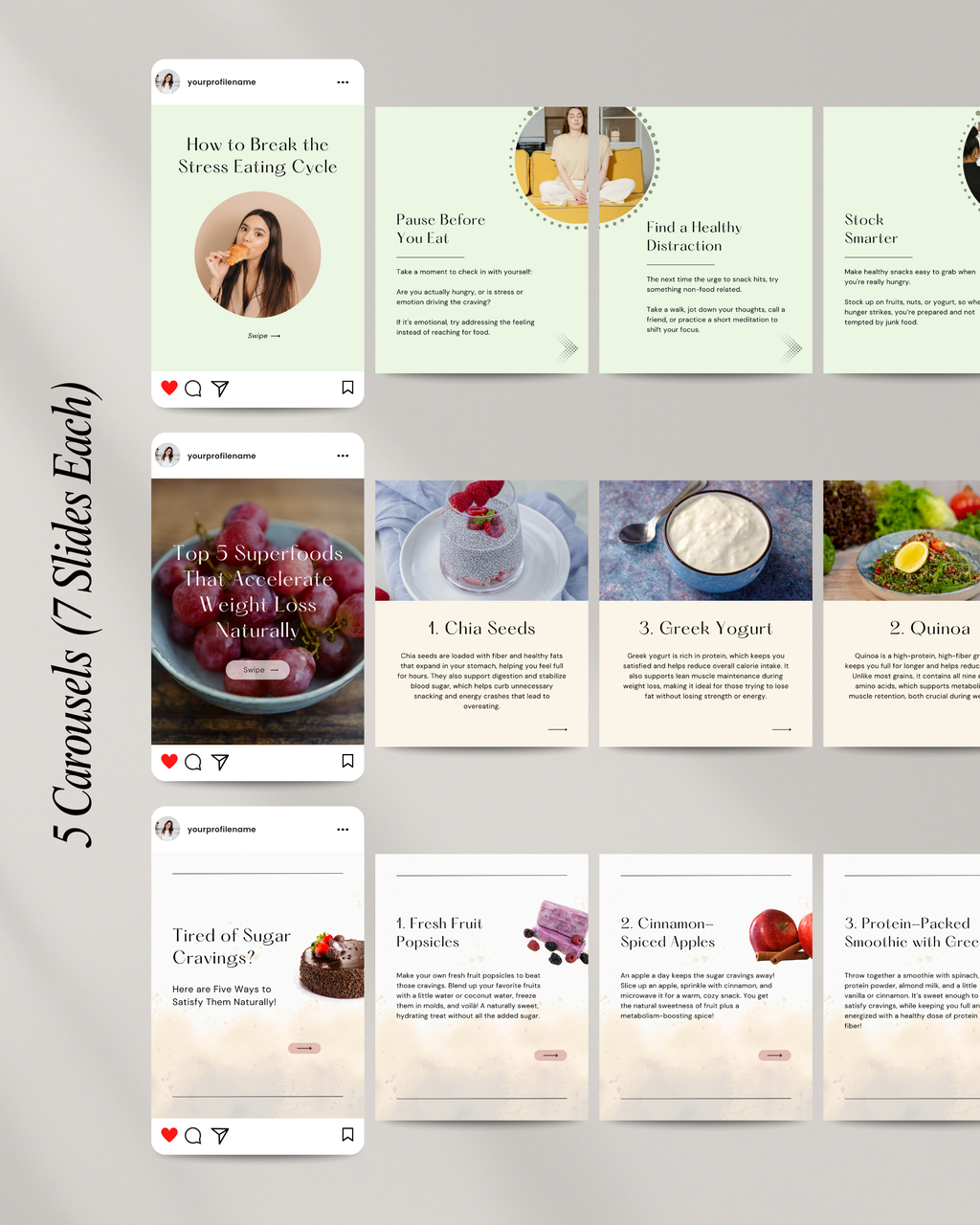 Nutrition Coach Growth Kit - Canva Templates