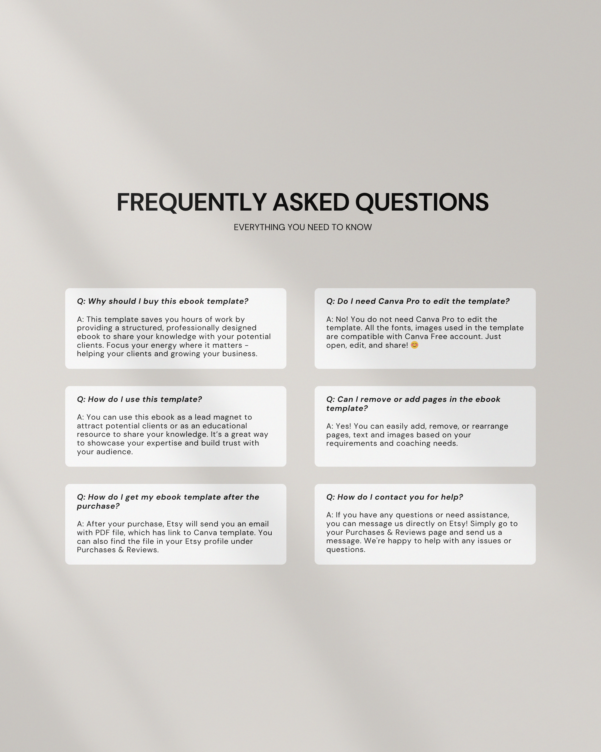 Nutrition Ebook Canva Template