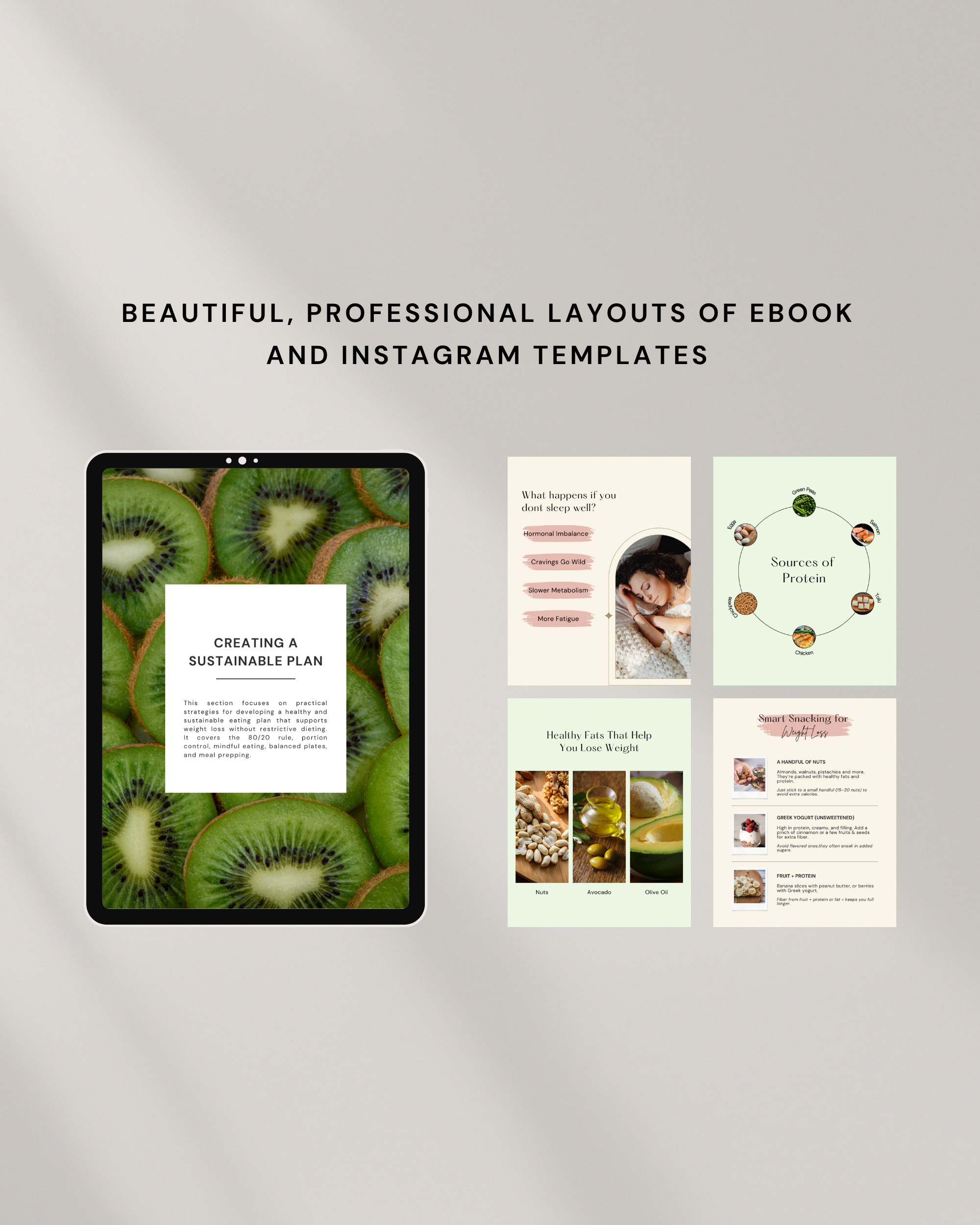 Nutrition Coach Growth Kit - Canva Templates