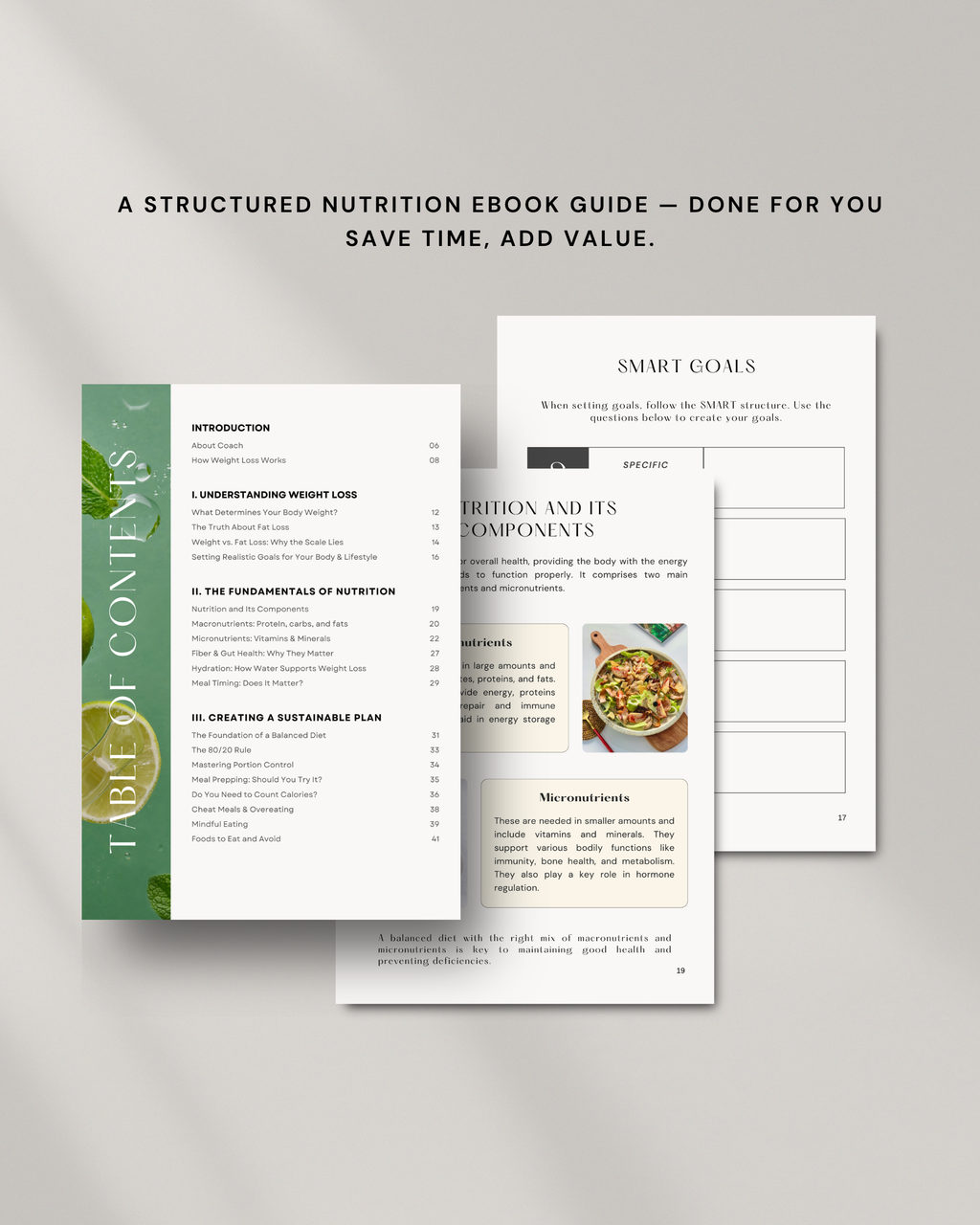 Nutrition Coach Growth Kit - Canva Templates