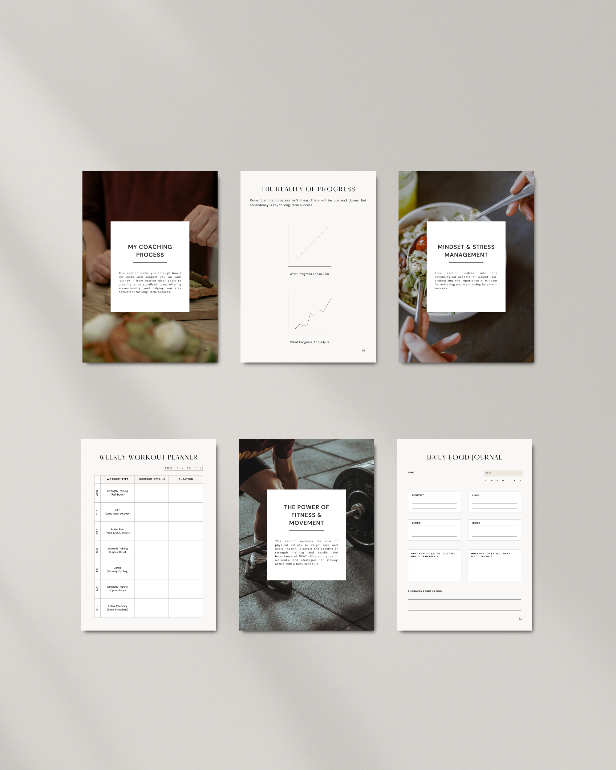 Nutrition Ebook Canva Template