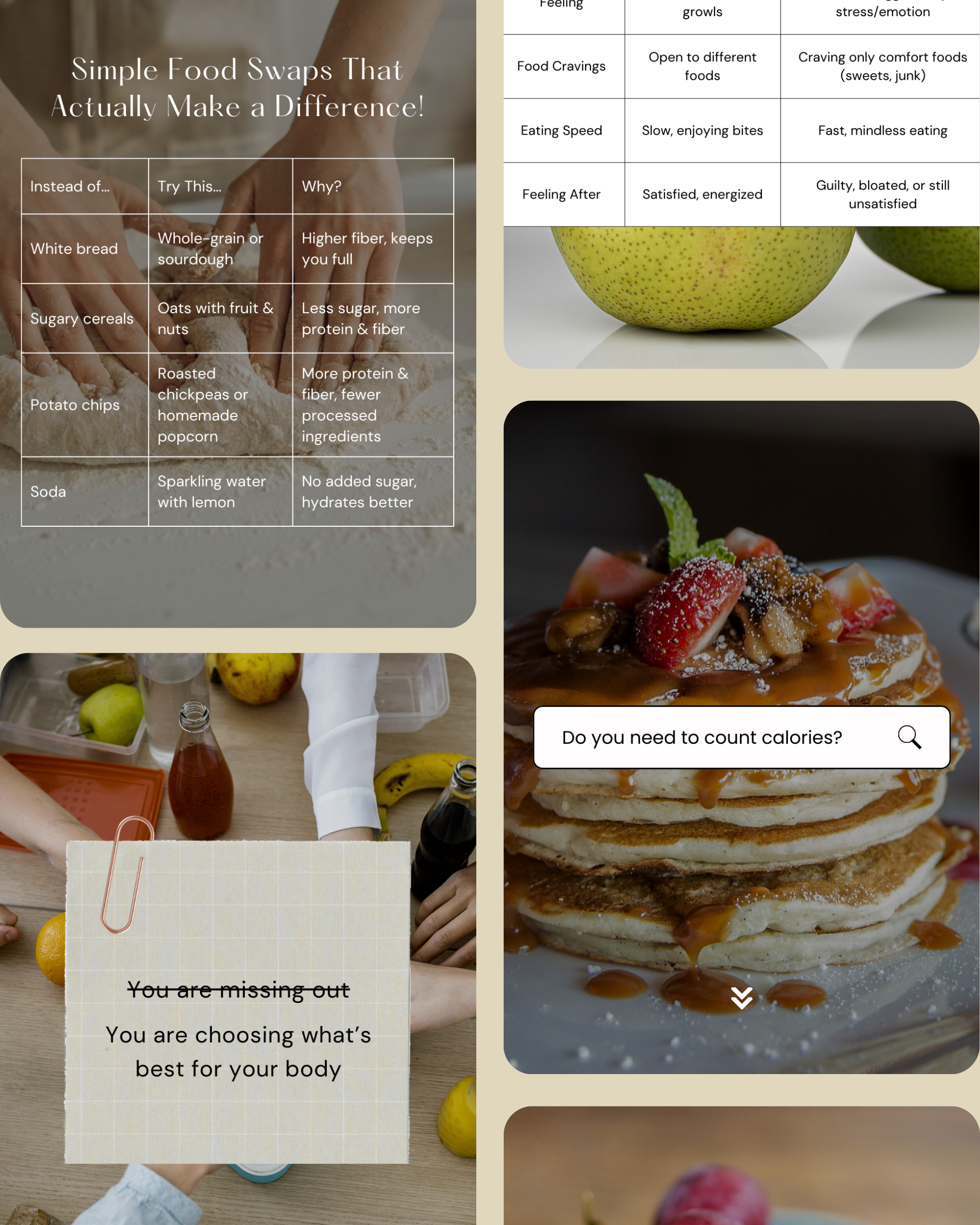 Nutrition Instagram Canva Template | 30 Day Content Pack