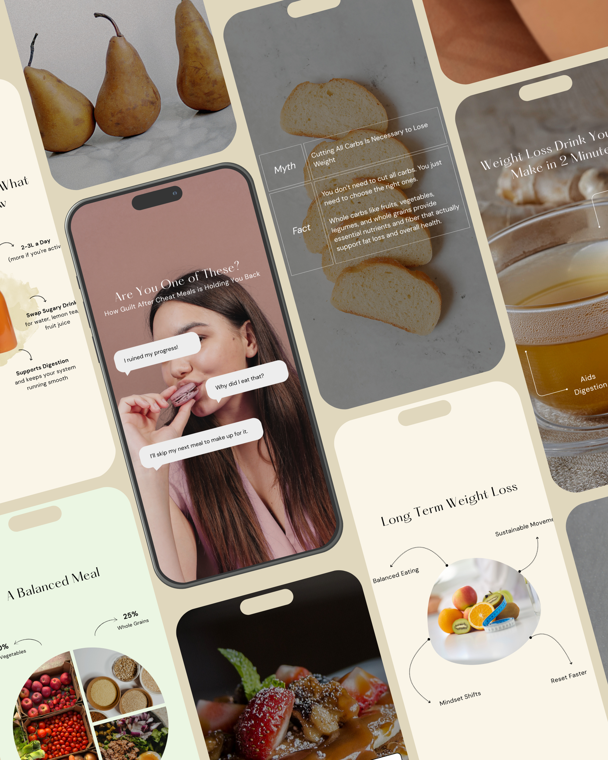 Nutrition Instagram Canva Template | 30 Day Content Pack