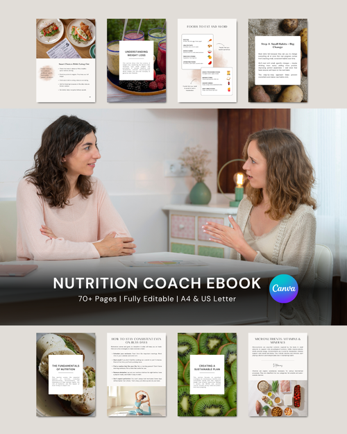 Nutrition Ebook Canva Template